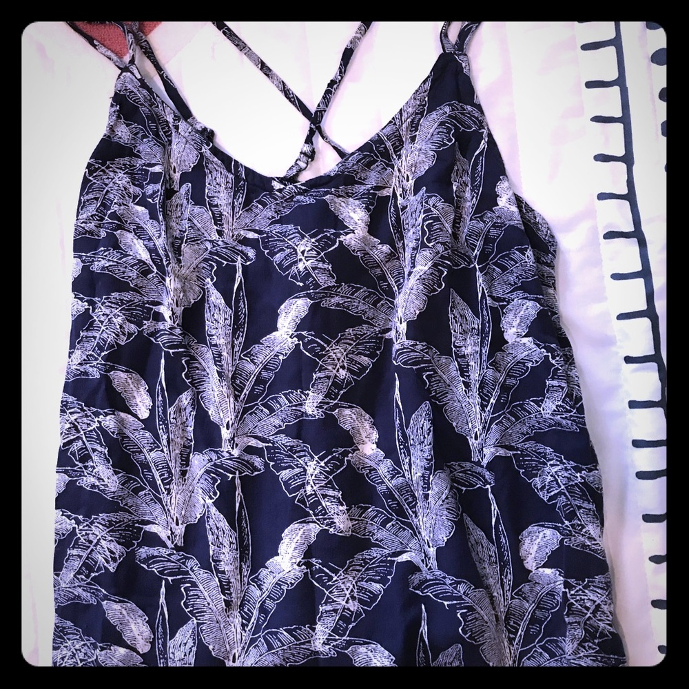 RVCA Palm Strappy Crop Top Tank